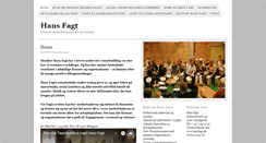 Desktop Screenshot of hansfagt.dk